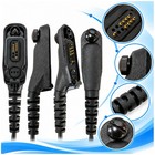 2x Earpiece Headset For Motorola Xpr7550e Xpr6350 Xpr6550 Xpr7550 Apx4000 6000