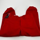 Mizuno Women Red Softball Pants Elastic Bottom Double Knee Medium New Sports