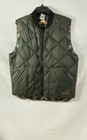 Pendleton Men s Reversible Quilted Puffer Vest Olive Green Geometric Sz M Nwt
