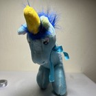 Vintage Plush Unicorn Pastel Blue Rainbow Plush 12    Stuffed Animal