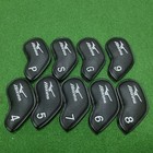9pcs Black blue Mizuno Golf Club Headcover Iron Head Cover 4-9-psg Magnetic New