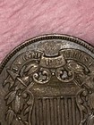 1864 Two Cent Piece  Attractive  Chocolate-brown Specimen 