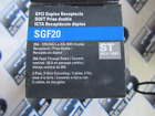 Eaton Sgf20gy Gfci Receptacle 20a 125v 2p3w Duplex Self Test 5-20r Gray -new-b