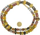 African Trade Antique Beads Millefiori Fancy French Cross Venetian Glass Jewelry
