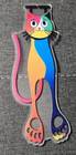 High-quality Colorful 3-pack Of Acrylic Cat Bookmarks Excellent Cond Free Rtns