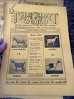 Rare Vintage The Goat World Magazine Lot 1930s Agriculture Milk Dairy Farming