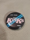  The Kinks 1980 Usa Tour Pinback Button Vintage Rock  Original