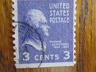 Henry s Stamps - 100 Lot Bundleware - 3 Cent Jefferson Prexie - Used - Off Paper
