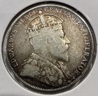 1910 50 Cents Canada Silver 50c Coin - King Edward - F Detail