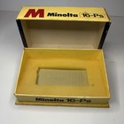 Vintage Minolta 16-ps Miniature Compact Camera Original Box And Manual Untested