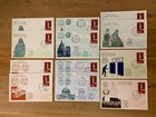 11 X Simon s Maximum Cards Israel-fdc-post Office Opening-jerusalem Palestine