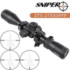 Sniper 5-27x50 Ffp Rifle Scope 30mm Tube Side Parallax Adjustment For  308   338