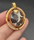 Sericho Pallasite Meteorite Pendant Olive Iron Meteorite - From Kenya Necklace