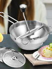 201 Stainless Steel Food Mill With 3 Grinding Milling Discs Rotary Food Mill