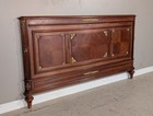 Antique French Louis Xvi Mahogany Headboard Footboard W  Ormolu Mounts C 1900