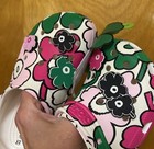 Crocs X Marimekko Classic Clog 211122 Size 9 Green Pink Flowers Jibbitz New