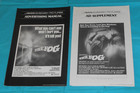 Original John Carpenter s The Fog Pressbook W  Ad Supplement Advertising Manual