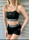 Nike Dri-fit Pro 2 Piece Set Sports Bra Top   Shorts Women   s Active Wear S