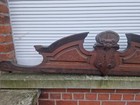 Antiques Pediment Handmade Architectural Overdoor
