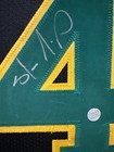 Shawn Kemp Signed Jersey Framed W  Coa Seattle Supersonics Black Auto Display