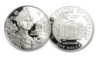 1999-p Dolly Madison Proof   Unc Silver Dollars 2-coin Set Us Mint W ogp   Coa