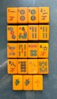 Vintage Mahjong Butterscotch Bakelite Tiles - Lot Of  19