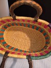 Hand Woven Ghana Market Basket Bohemian Vibe