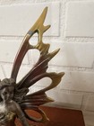 Pewter Fairy Pixie Figurine Vintage Wings 
