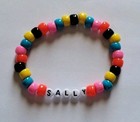 Disney Nightmare Before Christmas Jack And Sally Pony Bead Bracelets Set Of 2