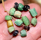 Rare Ancient Glass Excavated Dig Beads Afghanistan Trade Circa 1000 Years Old