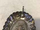 Antique German 800 Silver Repousse Small Trinket Or Salt Dish