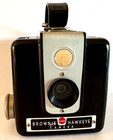 Vintage Kodak Brownie Hawkeye Camera Black Bakelite 620 Film Untested