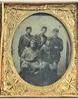 Civil War Tintype Photography  Men With Cigars 