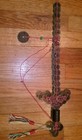 Vintage Antique Chinese Coin Sword Good Luck Talisman 18  Long 