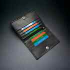 Rfid Mens Slim Front Pocket Wallet Genuine Leather Bifold Id credit Card Holder