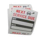 300 2 x2  Us Oil Change Service Reminder Stickers Window Lite Sticker Pack