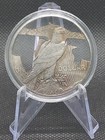 Cut Coin Dollar Skull Morgan Peace Woman Goth Fantasy Hobo Coin Art