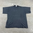 Vintage The X Files Shirt Men Xl Black Distorted Scream Horror Single Stitch 90s