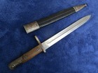 Original Vintage Ww1 M1893 Spanish Mauser Bayonet And Scabbard Artilleria Toledo