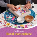 Diy Flower Craft Kit For For Teens   Adults - Make Beautiful Flower Art Piece   