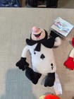 Disney Store Bean Bag Plush Alice In Wonderland Lot Of 5 Tweedle Rabbit Card Cat