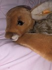 Vintage Steiff Lorli Spotted Fawn Bedded Down Deer Ear Tag Curled Up Vgc
