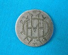 Antique Us Dime Love Token 1886 With Initials Coin
