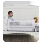 Regalo 2015 Ds Swing Down Crib Rail Toddler Safety Bed Guard 33 x16  White