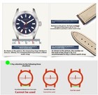 Stainless Steel Solid Watch Band Strap Arc Bracelet 13 17 20 21mm For Datejust