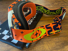 New Oakley Airbrake Mx Goggle Tld Megaburst Orange Navy W Prizm Mx Torch 7046-54