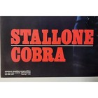 Vintage 1986 Stallone Cobra Movie Poster Warner Bros No 57 Nos 32  X 21  P30