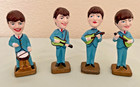 Beatles Memorabilia  Cake Topper  4 Resin Figures 3 75 Inches Tall New