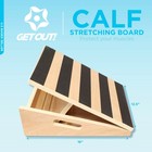 Calf Stretcher Slant Board     Wooden Incline Board Calf Stretch Wedge