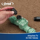 Orbit 57865 Outdoor Battery-powered Water Sprinkler Controller Black 